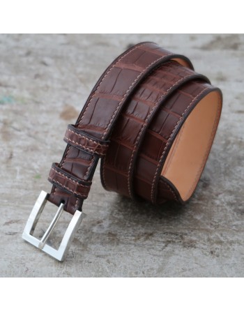Ceinture tradition classique alligator
