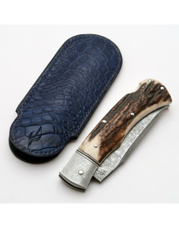 Pochette alligator pliant